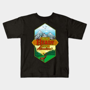 Are You Ready For An Adventure? Hunting Exploring Kids T-Shirt